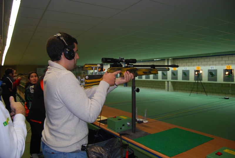 Navarra "al copo" en el VII Open de Tiro para Ciegos